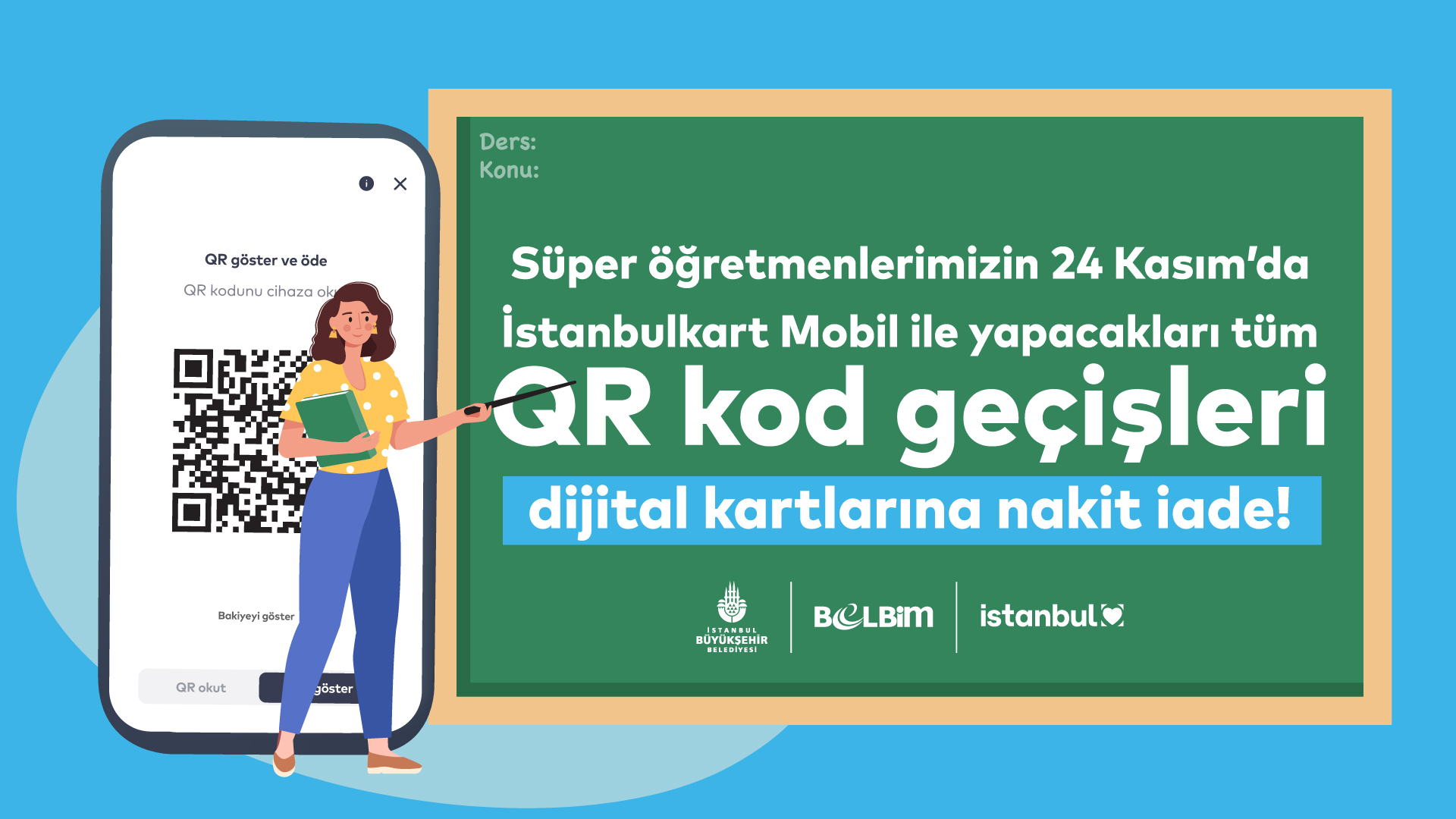 24 KASIM’DA ÖĞRETMENLERE ÜCRETSİZ ULAŞIM