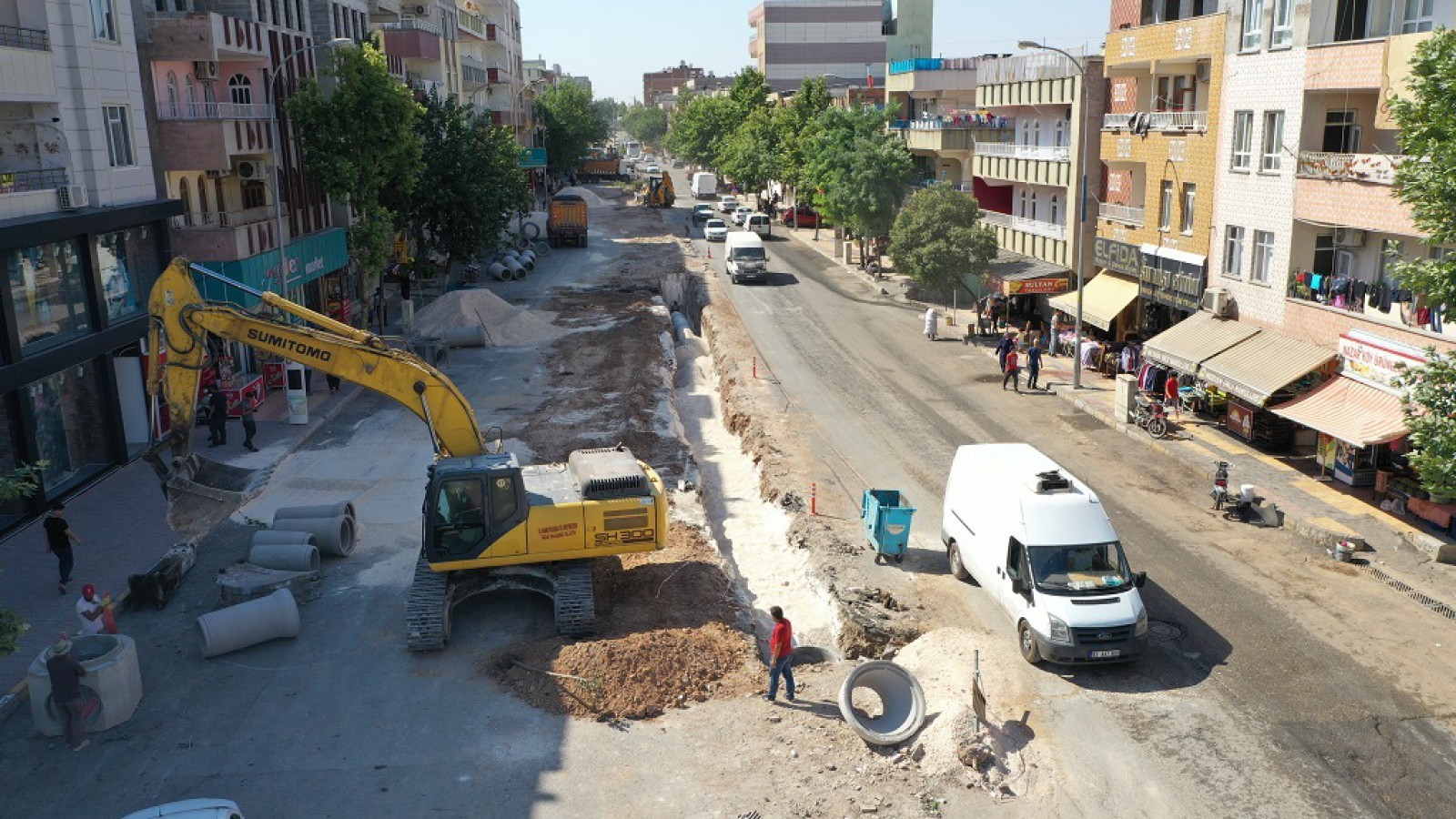 Açıksu Yol Genişletme Çalışması