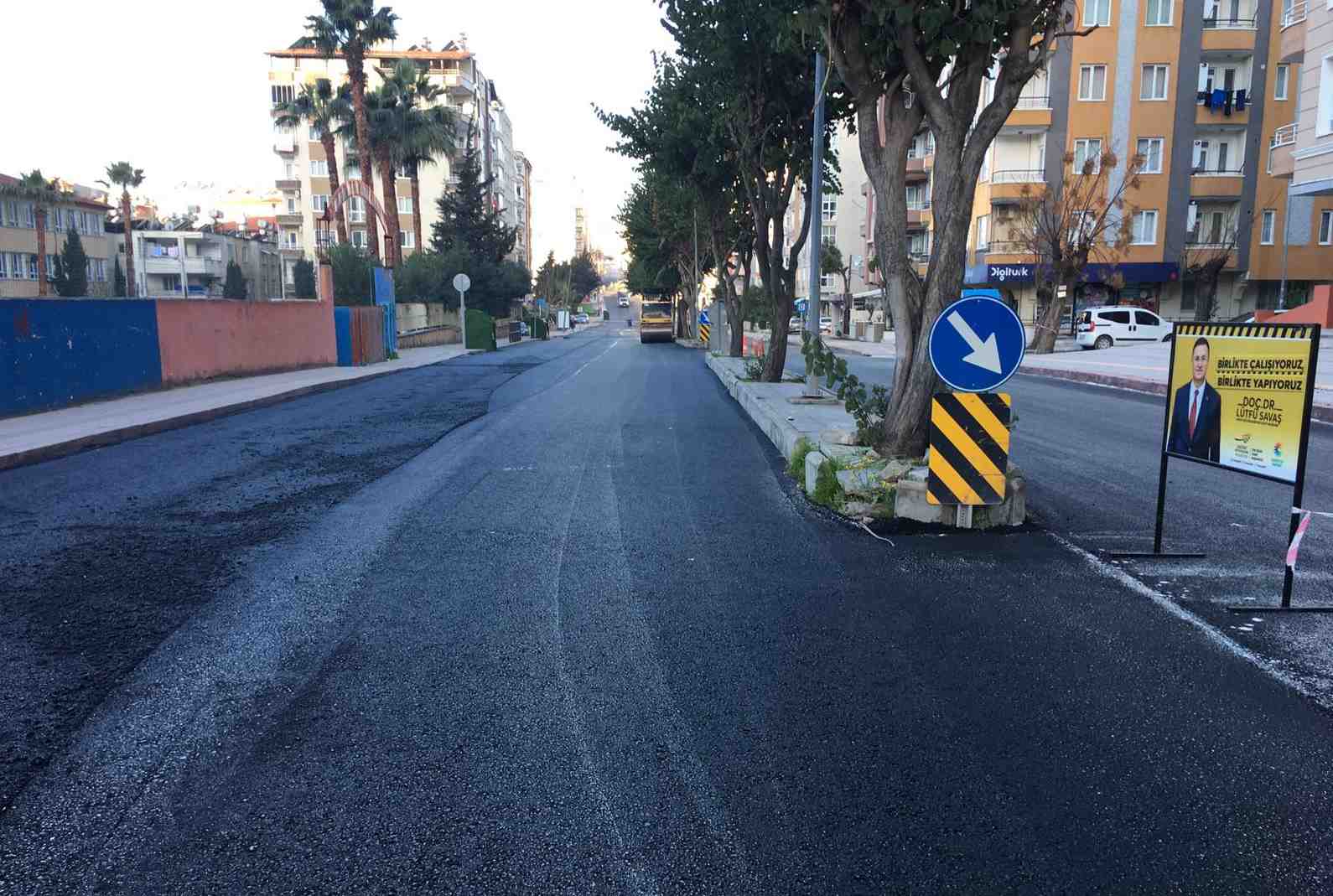 ANTAKYA’DA 1 GECEDE BETON ASFALT ATAĞI