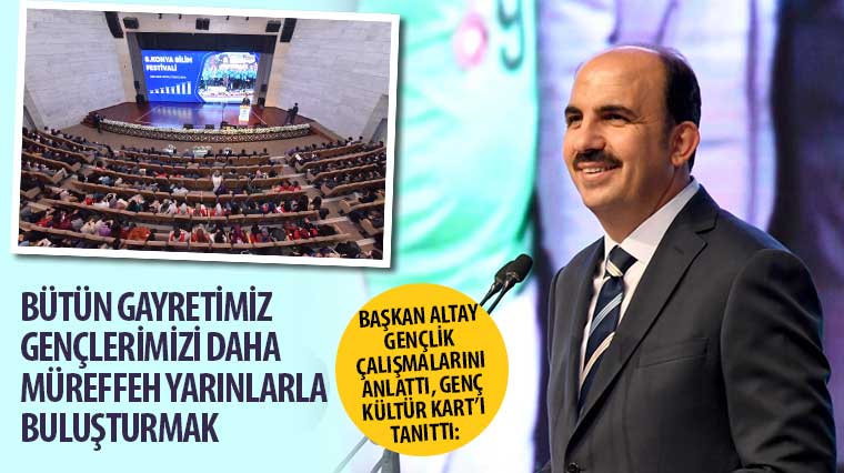 Başkan Altay Gençlik Çalışmalarını Anlattı, Genç Kültür Kart’ı Tanıttı