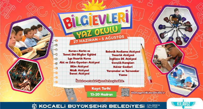 Bilgievleri ve Akademi Lise’de yaz okulu kayıtları başladı