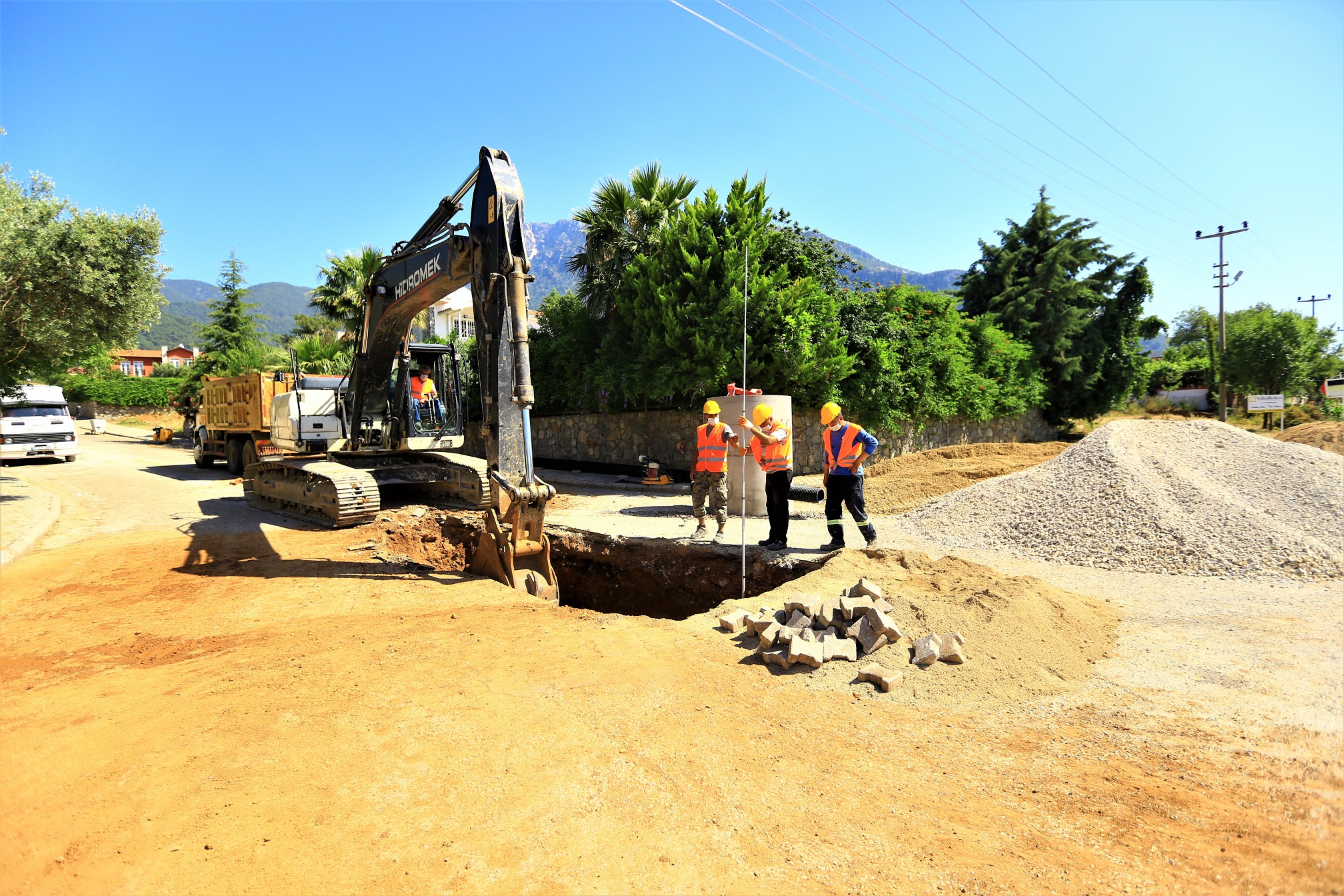 Büyükşehir Fethiye’nin Altyapısına Damga Vuruyor