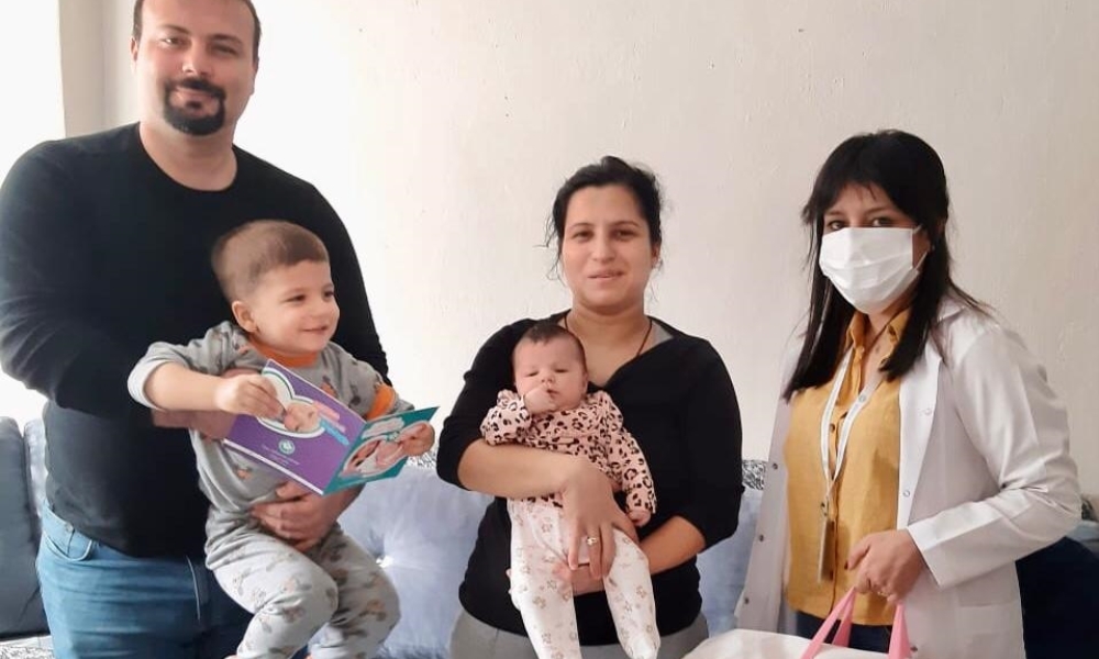 BÜYÜKŞEHİR’DEN 6 AİLEYE ‘HOŞ GELDİN BEBEK’ ZİYARETİ