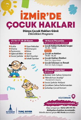 Büyükşehir’den bir haftalık Çocuk Hakları Günü programı