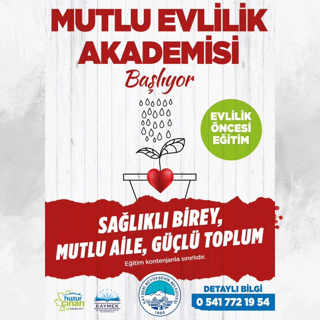 Büyükşehir’den “Mutlu Evlilik” Akademisi