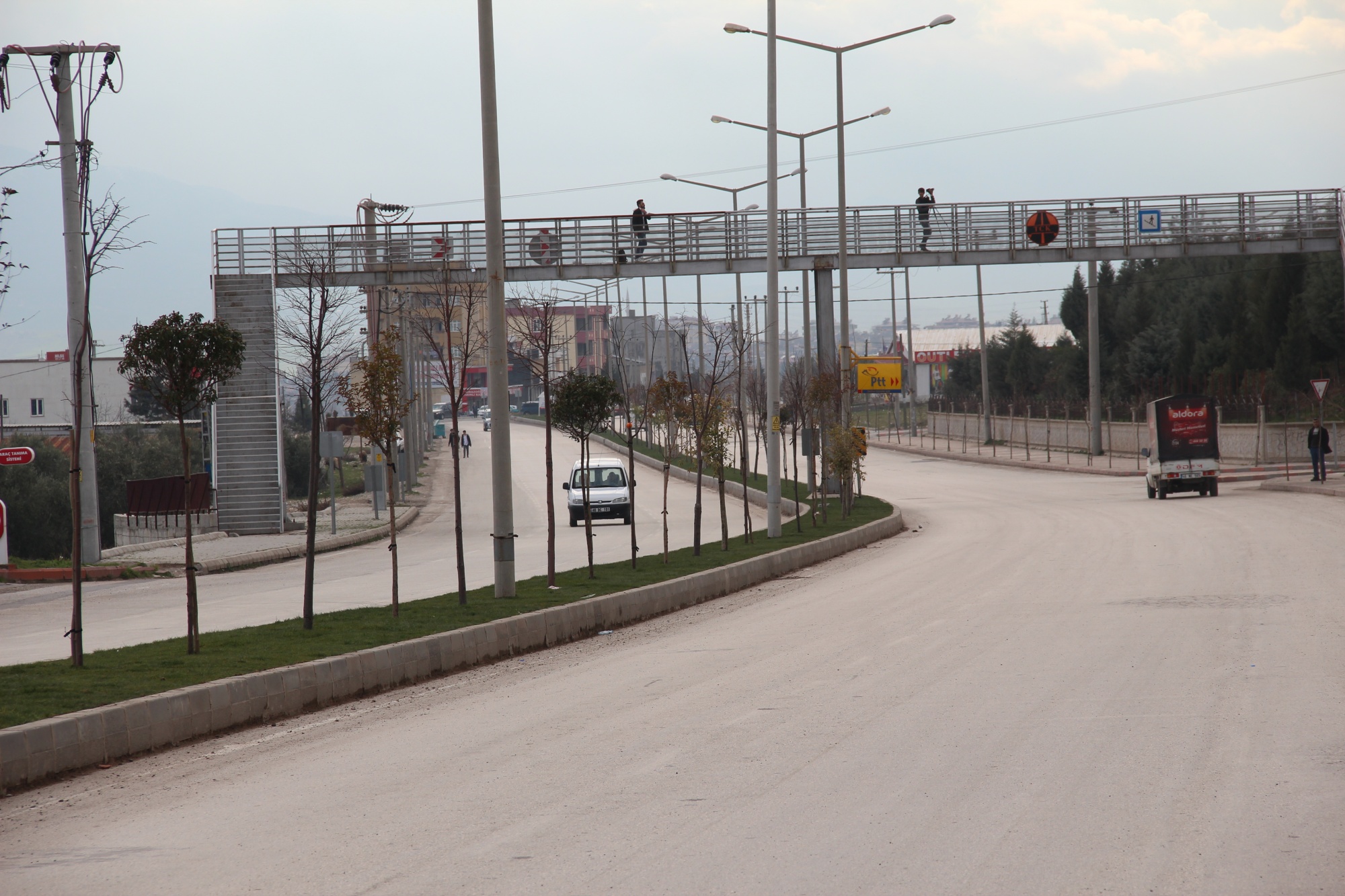 Dogukent Mahallesi Vezir Hoca Bulvarı Refüj Çalışması