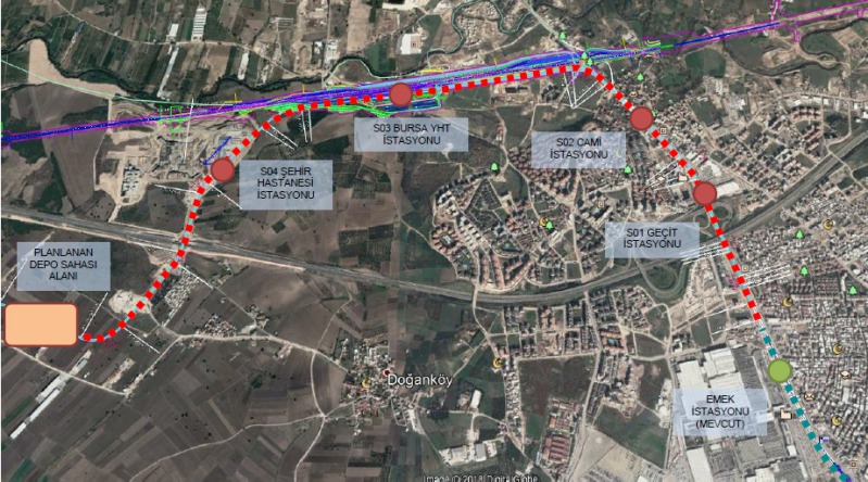 Emek - YHT - Şehir Hastanesi Metro Hattı