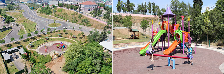 Eynerce Parkı, Dilovalı çocuklara karne hediyesi oldu