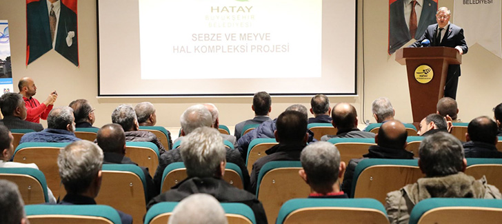 HATAY YENİ SEBZE VE MEYVE HALİNE KAVUŞUYOR