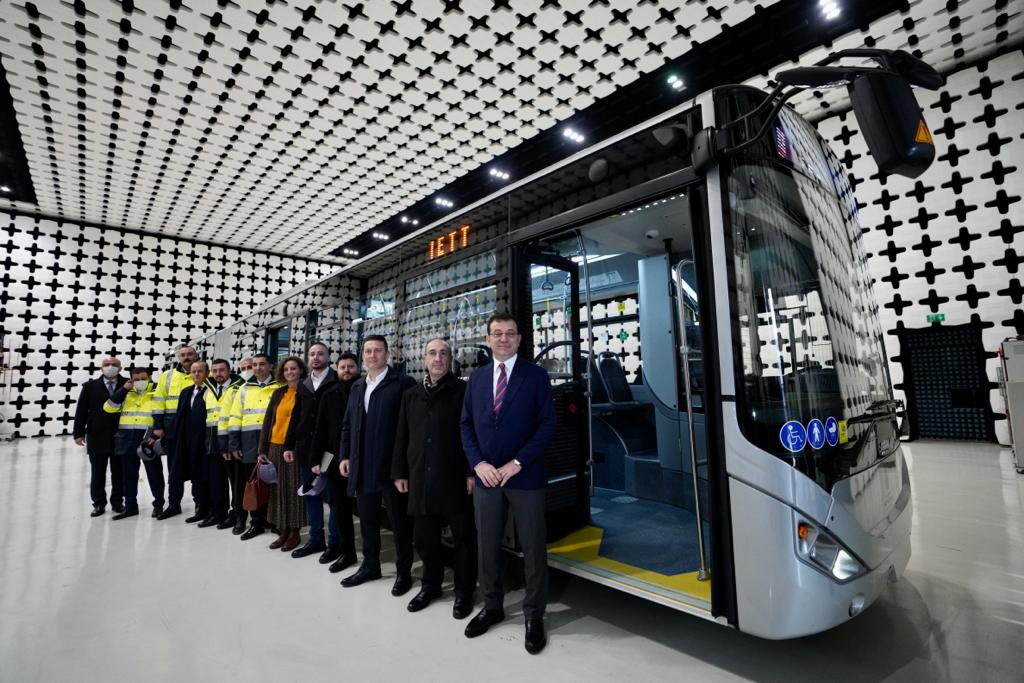 İMAMOĞLU KENTİN YENİ METROBÜS ARACINI TEST ETTİ