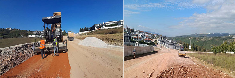 İzmit Kabaoğlu Fatih Caddesi asfaltlanıyor