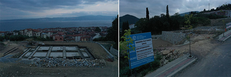 Karamürsel Millet Bahçesi’nin restoran binasının temeli atıldı