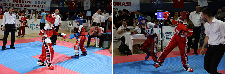 Kick Boks’un şampiyonları Kocaeli’de vitrine çıktı