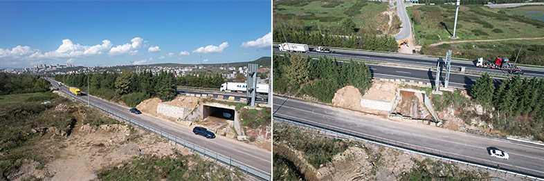 Kocaeli Stadyumu yolunda trafik düzenlemesi