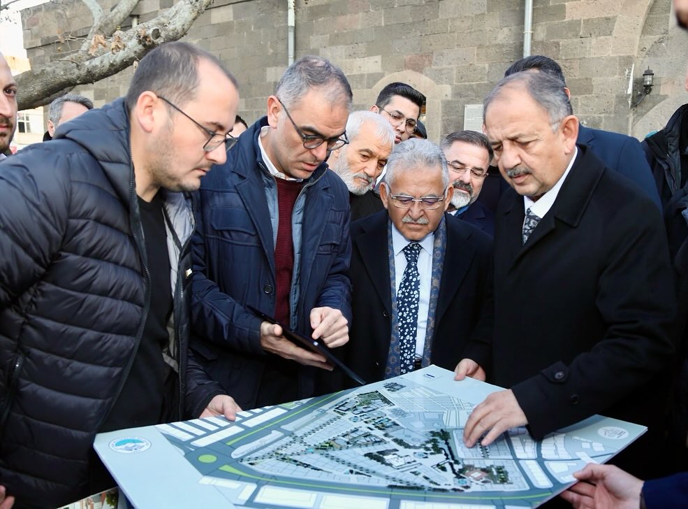 Özhaseki ve Büyükkılıç’tan Tarihi Suriçi ve Cami Kebir’i Cazibe Merkezi Yapacak Projede İnceleme