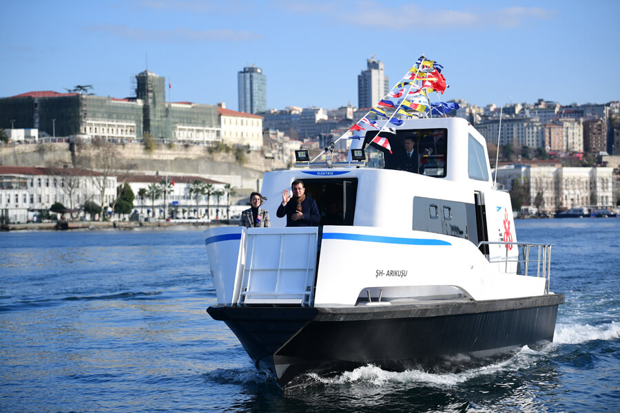 Şehir Hatları Elektrikli Deniz Taksi Tanıtımını Yaptık!