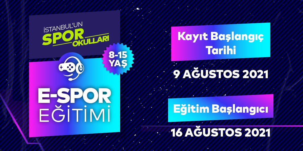 TÜRKİYE’NİN İLK ONLİNE E-SPOR EĞİTİMİ VEREN KURUMU SPOR İSTANBUL